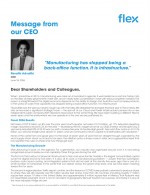 Message from our CEO