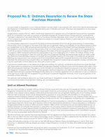 Proposal No. 5: Ordinary Resolution to Renew the Share Purchase Mandate