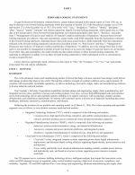 Forward-Looking Statements