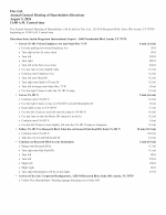 Annual General Meeting of Shareholders Directions