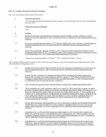 15. Exhibits, Financial Statement Schedules