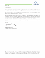 Letter to Stockholders