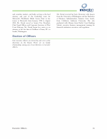 Election of Officers