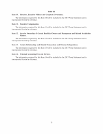 10. Directors, Executive Officers and Corporate Governance