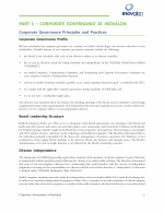 Corporate Governance Principles and Practices