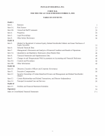 Table of Contents