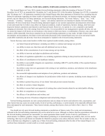 Special Note Regarding Forward-Looking Statements