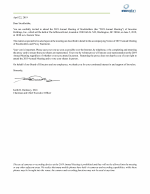 Letter to Stockholders