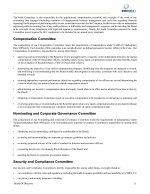 - Compensation Committee