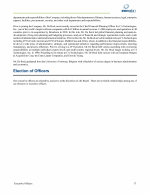 Election of Officers