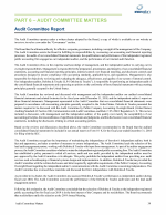 Audit Committee Report