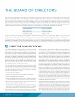 Director Qualifications