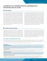 - Elements of Compensation & Compensation Decisions and Actions