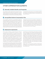 - Other Compensation Elements