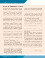 - Report of the Audit Committee