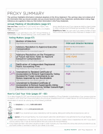 Proxy Summary