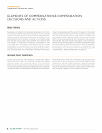 - Elements of Compensation & Compensation Decisions and Actions