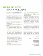 Letter to Fellow Stockholders