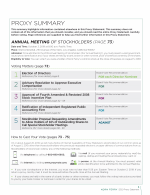 Proxy Summary