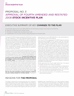 Proposal No. 3: Approval of Fourth Amended and Restated 2008 Stock Incentive Plan