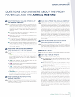 Questions and Answers About the Proxy Materials and the Annual Meeting