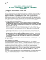 - Notes to Consolidated Financial Statements