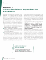 Proposal No. 2: Advisory Resolution to Approve Executive Compensation