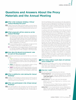 Questions and Answers About the Proxy Materials and the Annual Meeting