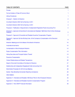 Table of Contents