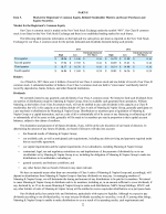 5. Market for Registrant's Common Equity, Related Stockholder Matters and Issuer Purchases of Equity Securities