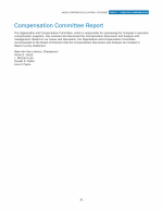 Compensation Committee Report