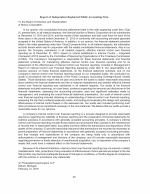 - Report of Independent Registered Public Accounting Firm