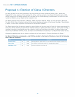 Proposal 1: Election of Class I Directors