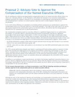 Proposal 2: Advisory Vote to Approve the Compensation of Our Named Executive Officers