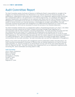 Audit Committee Report