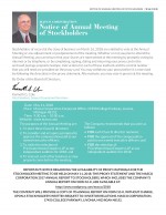 Notice of Annual Meeting of Stockholders
