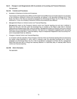 9. Changes in and Disagreements with Accountants on Accounting and Financial Disclosure