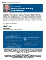 Notice of Annual Meeting of Stockholders