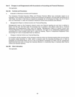 9. Changes in and Disagreements with Accountants on Accounting and Financial Disclosure
