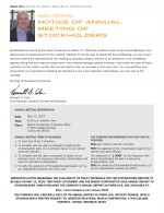 Notice of Annual Meeting of Stockholders