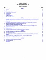 Table of Contents