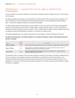 Proposal 1: Election of Class III Director Nominees