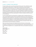 Audit Committee Report