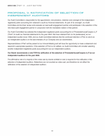 Proposal 3: Ratification of Selection of Independent Auditors