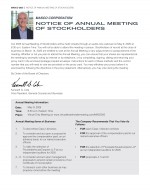 Notice of Annual Meeting of Stockholders
