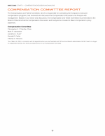 Compensation Committee Report