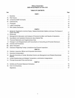 Table of Contents