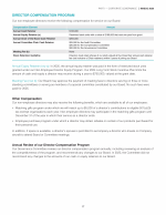 Director Compensation Program