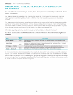 Proposal 1: Election of Our Director Nominees