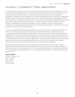 Audit Committee Report